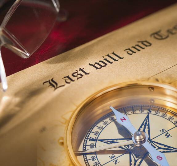 Will with compass